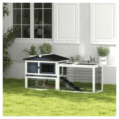 Outdoor Rabbit Hutch - Asmota