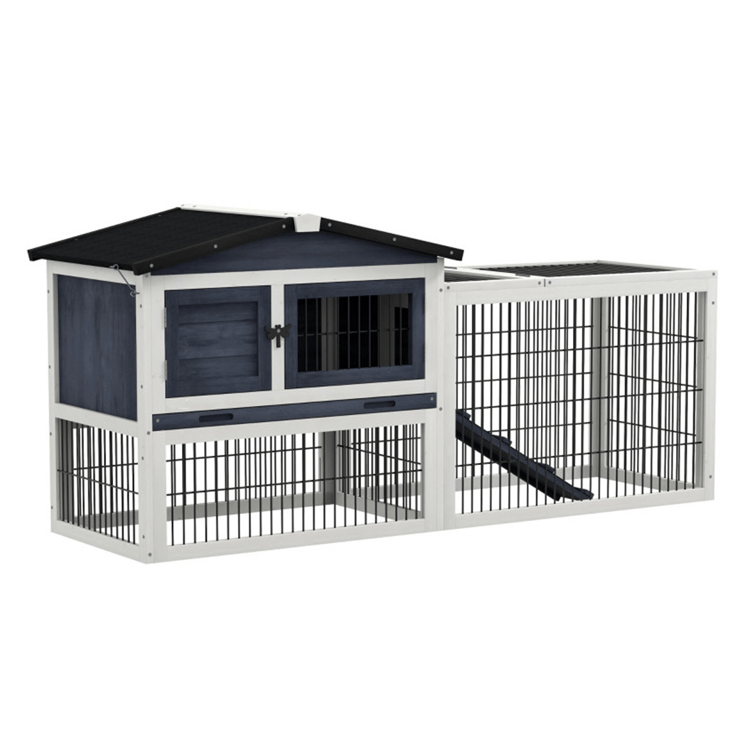 Outdoor Rabbit Hutch - Asmota