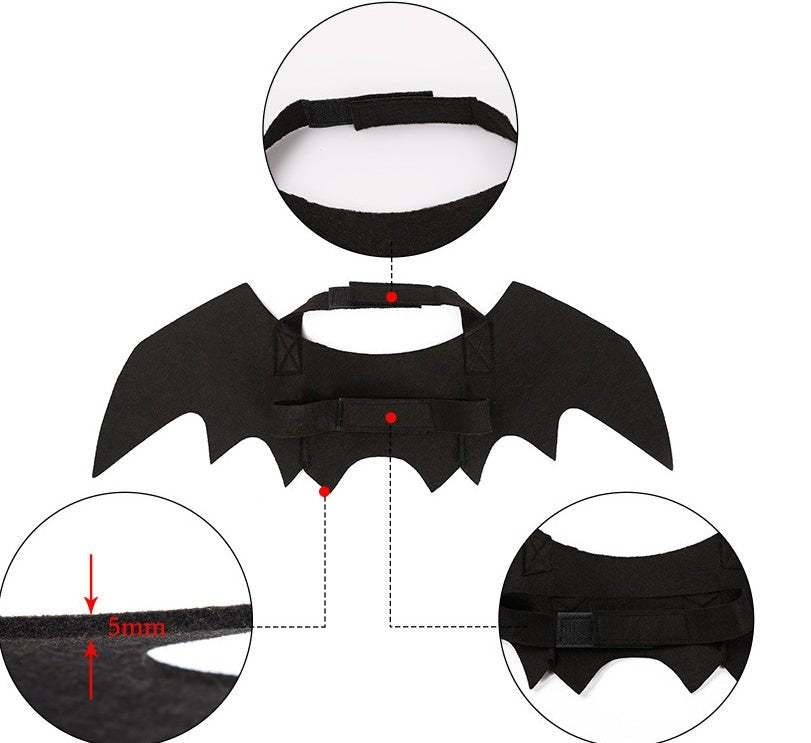 Pet bat wings clothes - Asmota