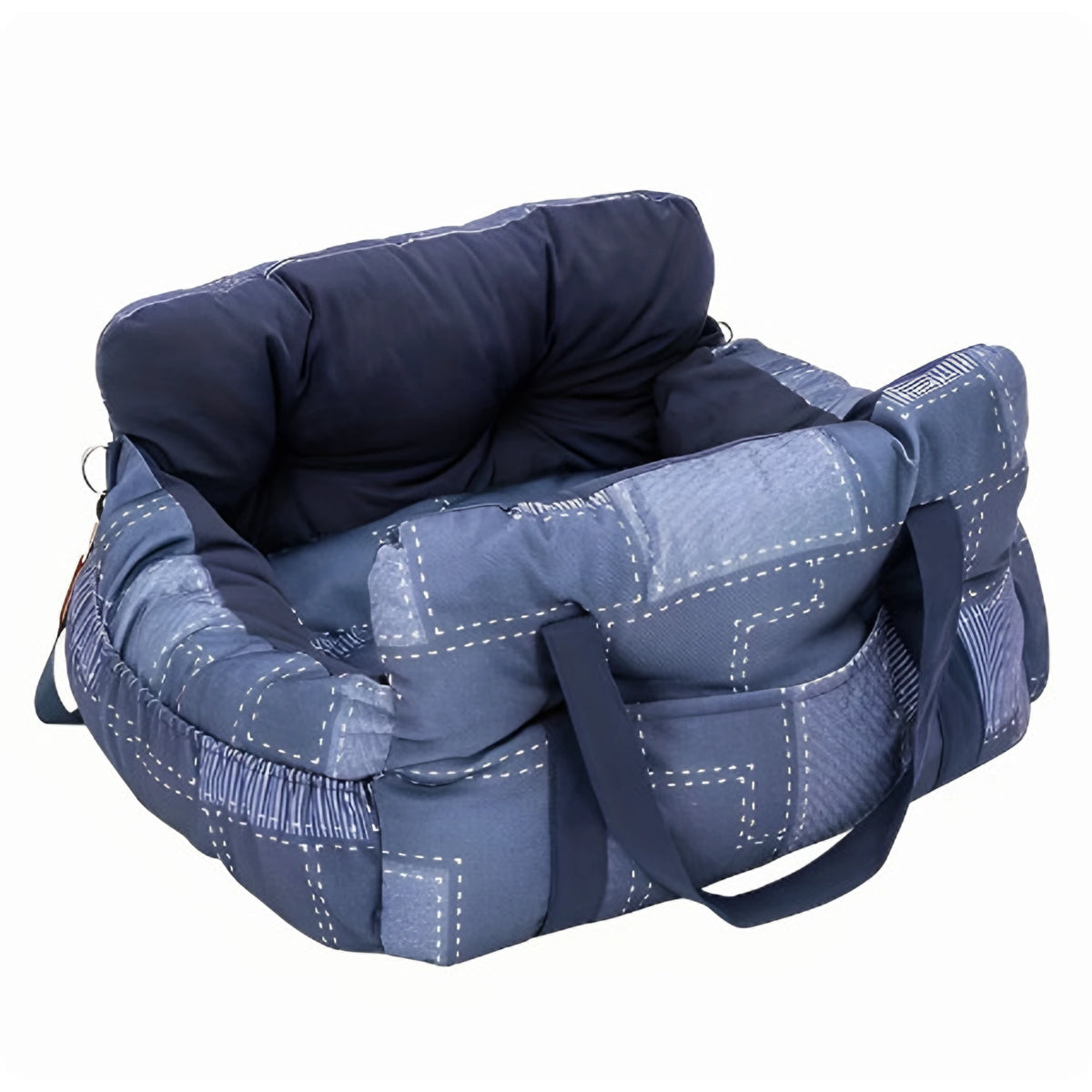 Multifunctional Dog Car Bed Safety Seat with Memory Foam