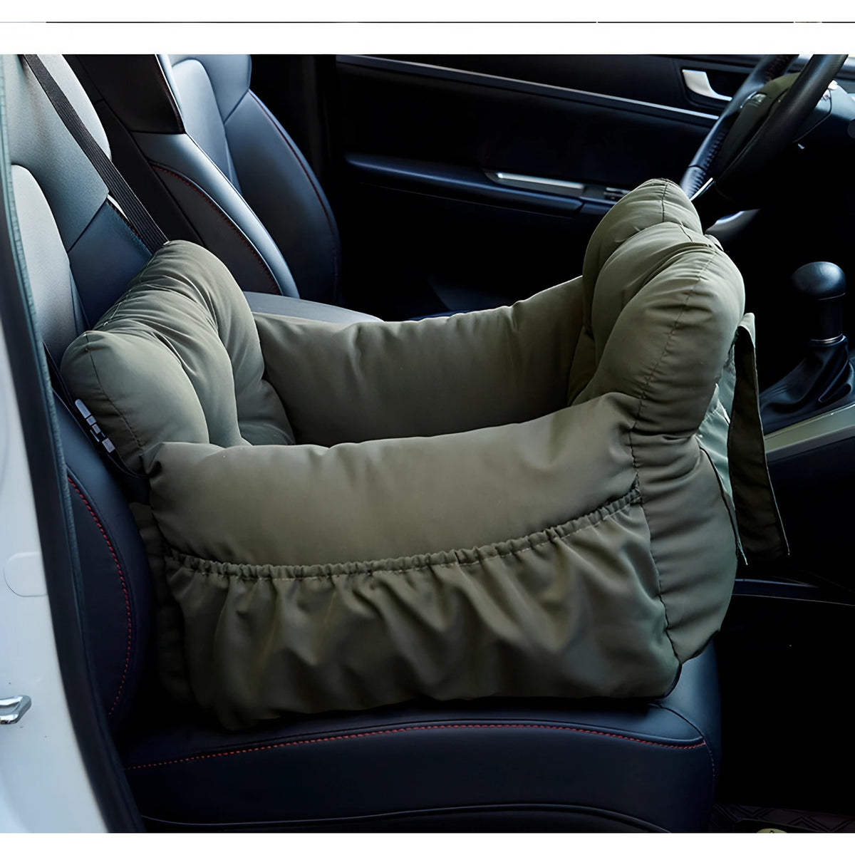 Multifunctional Dog Car Bed Safety Seat with Memory Foam