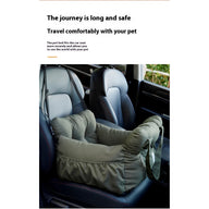 Multifunctional Dog Car Bed Safety Seat with Memory Foam