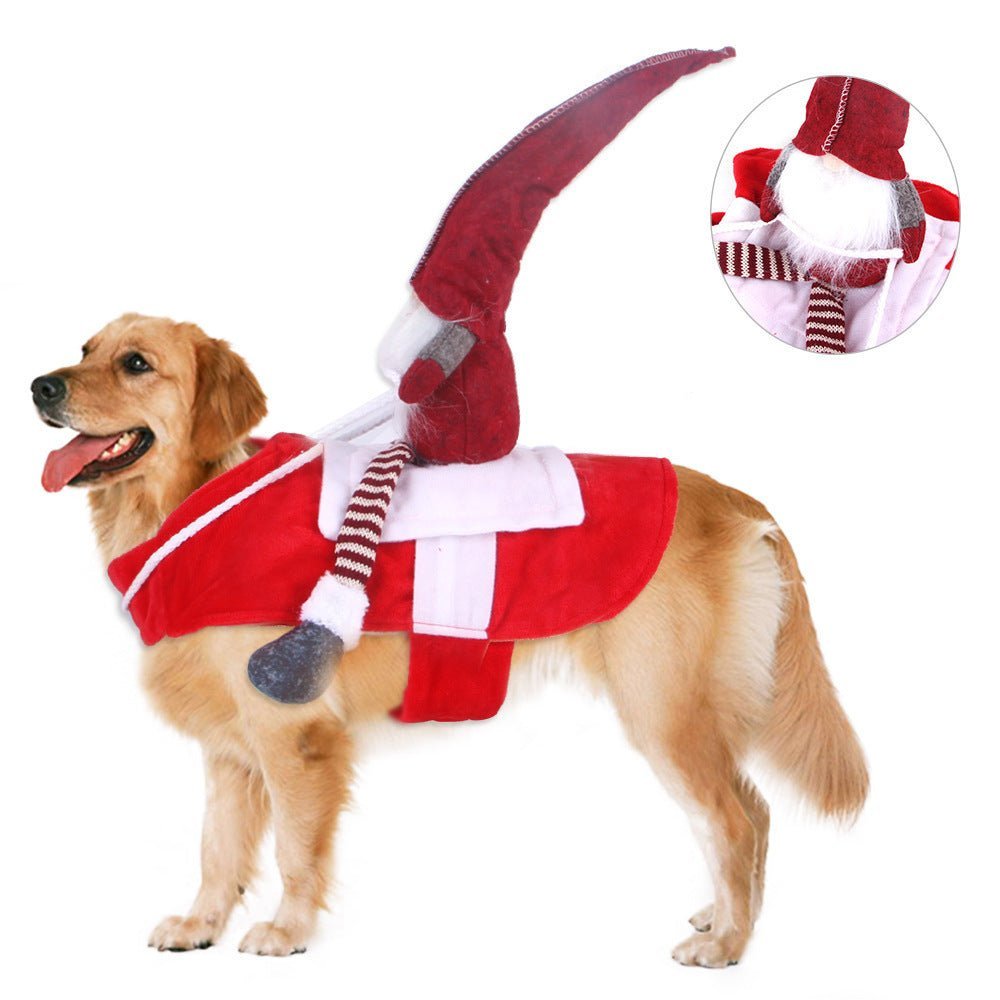 Pet Christmas Riding Transformation Costume Pet Products Costumes Cosplay - Asmota