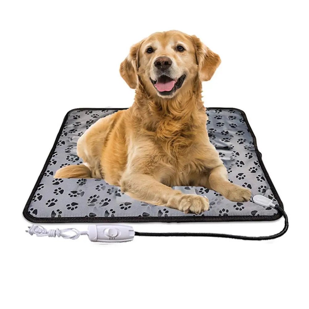 Pet Dog Bed Electric Blanket Heating Pad Dog Cat Bed chair Mat Waterproof Adjustable Temperature Chair Cushion Dog Beds Supplies - Asmota