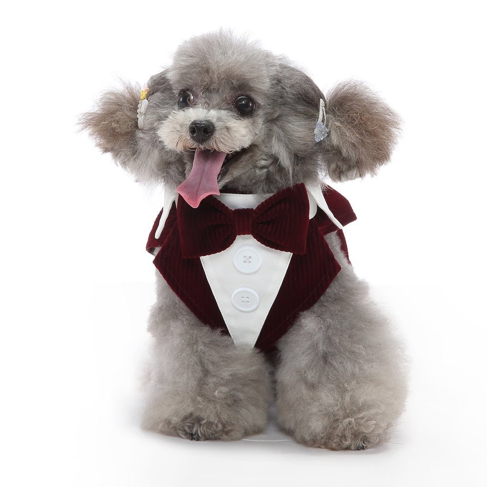 Pet Supplies Clothing Dog Dress Tuxedo - Asmota