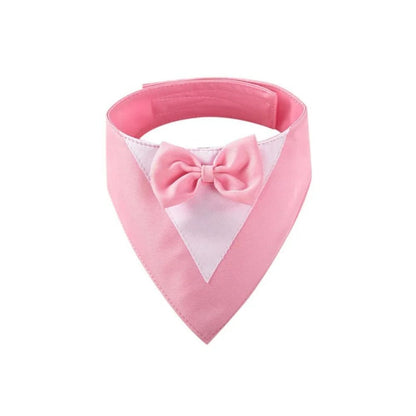 Pet Triangle Bib Bow Saliva Towel Pet Collar Dog Clothing Cat Puppy Scarf Bib Dogs Pets Accessories Dog Collar Harness - Asmota