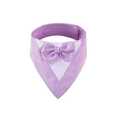 Pet Triangle Bib Bow Saliva Towel Pet Collar Dog Clothing Cat Puppy Scarf Bib Dogs Pets Accessories Dog Collar Harness - Asmota