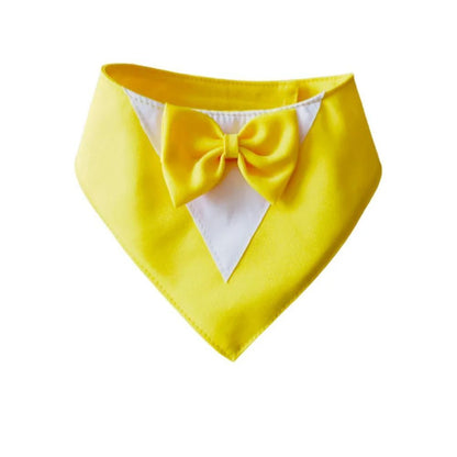 Pet Triangle Bib Bow Saliva Towel Pet Collar Dog Clothing Cat Puppy Scarf Bib Dogs Pets Accessories Dog Collar Harness - Asmota