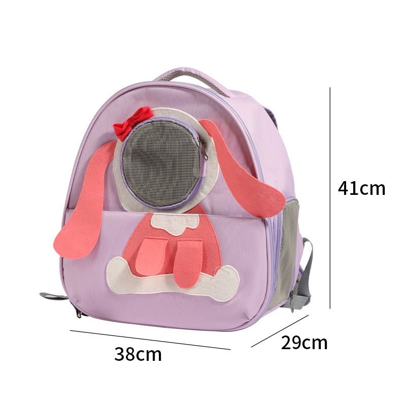 Pet Triangle Cat Bag Breathable Comfortable Portable Large Capacity - Asmota