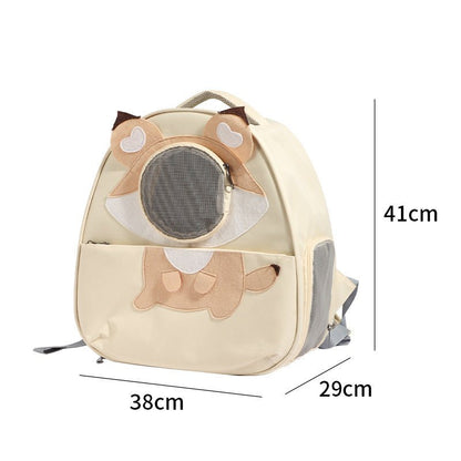 Pet Triangle Cat Bag Breathable Comfortable Portable Large Capacity - Asmota