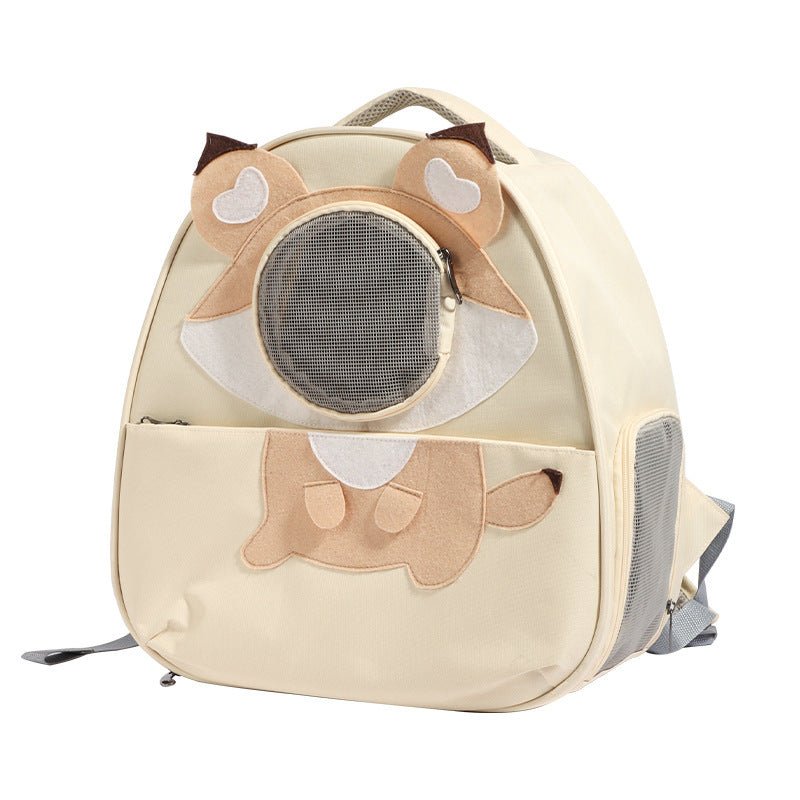 Pet Triangle Cat Bag Breathable Comfortable Portable Large Capacity - Asmota