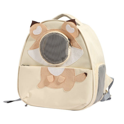 Pet Triangle Cat Bag Breathable Comfortable Portable Large Capacity - Asmota