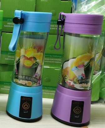 Portable Blender With USB Rechargeable Mini Kitchen Fruit Juice Mixer Home Simple Portable Electric Mini Juicer - Asmota