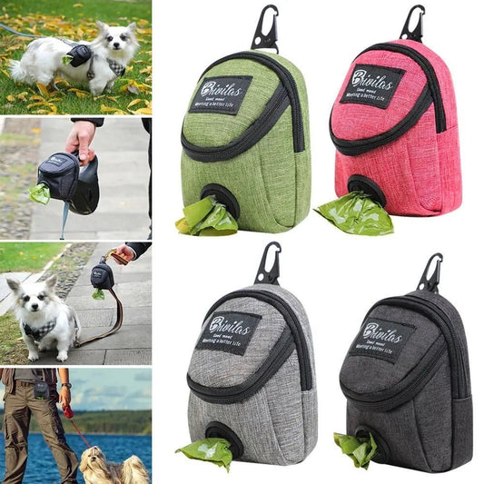 Portable Dog Training Treat Bag Outdoor Pet Dog Treat Pouch Puppy Snack Reward Waist Bag Dog Poop Bag Dispenser Pet Accessories - Asmota