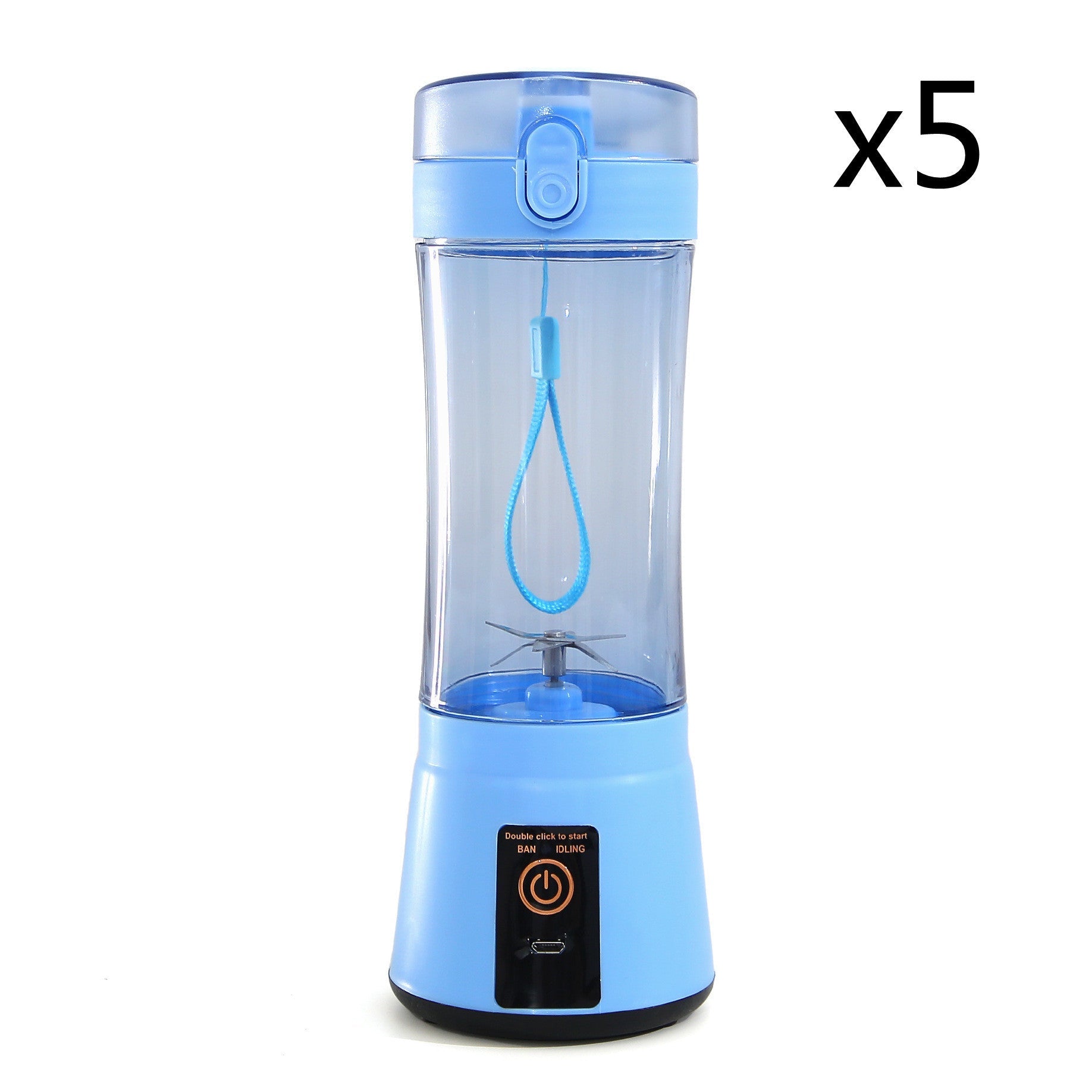 Portable Electric Fruit Juicer Wireless USB Rechargeable Mini Mixer Multifunction Summer Smoothie Blender Machine Kitchen Supplies - Asmota
