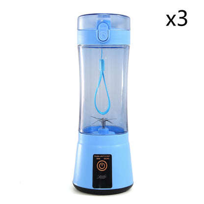 Portable Electric Fruit Juicer Wireless USB Rechargeable Mini Mixer Multifunction Summer Smoothie Blender Machine Kitchen Supplies - Asmota