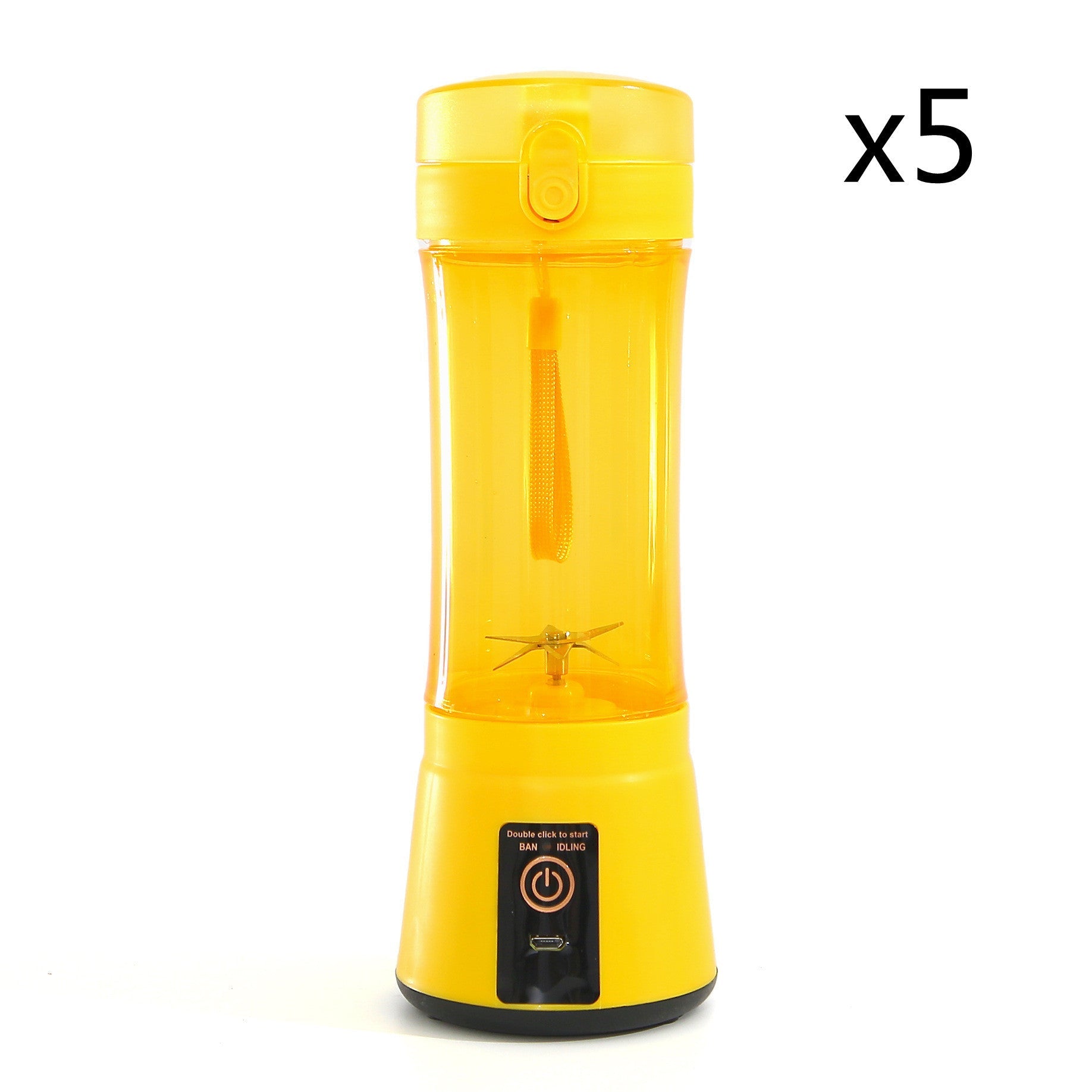 Portable Electric Fruit Juicer Wireless USB Rechargeable Mini Mixer Multifunction Summer Smoothie Blender Machine Kitchen Supplies - Asmota