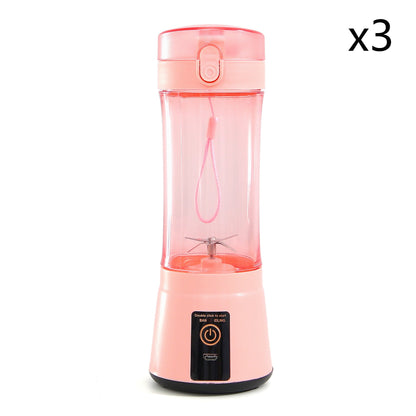 Portable Electric Fruit Juicer Wireless USB Rechargeable Mini Mixer Multifunction Summer Smoothie Blender Machine Kitchen Supplies - Asmota