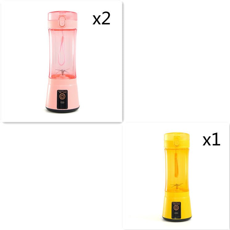 Portable Electric Fruit Juicer Wireless USB Rechargeable Mini Mixer Multifunction Summer Smoothie Blender Machine Kitchen Supplies - Asmota