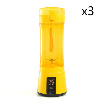 Portable Electric Fruit Juicer Wireless USB Rechargeable Mini Mixer Multifunction Summer Smoothie Blender Machine Kitchen Supplies - Asmota