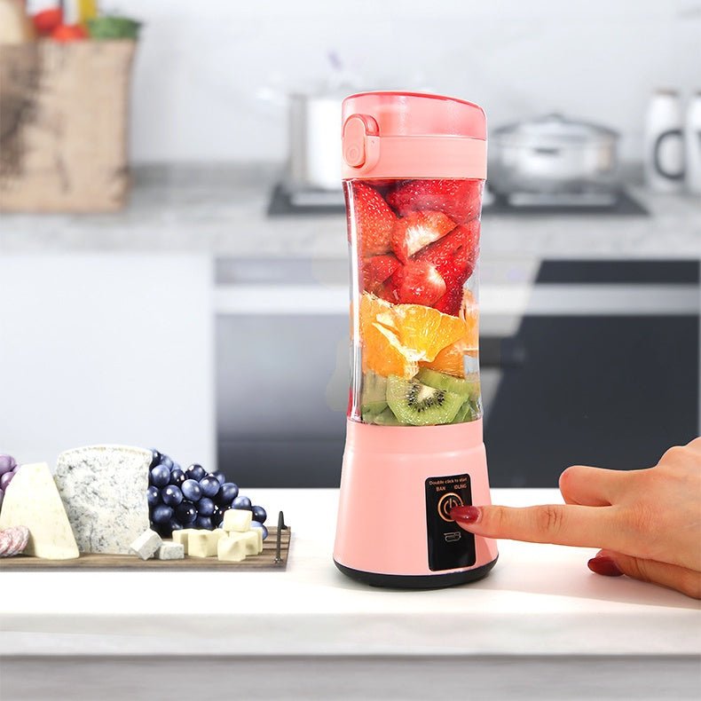 Portable Electric Fruit Juicer Wireless USB Rechargeable Mini Mixer Multifunction Summer Smoothie Blender Machine Kitchen Supplies - Asmota
