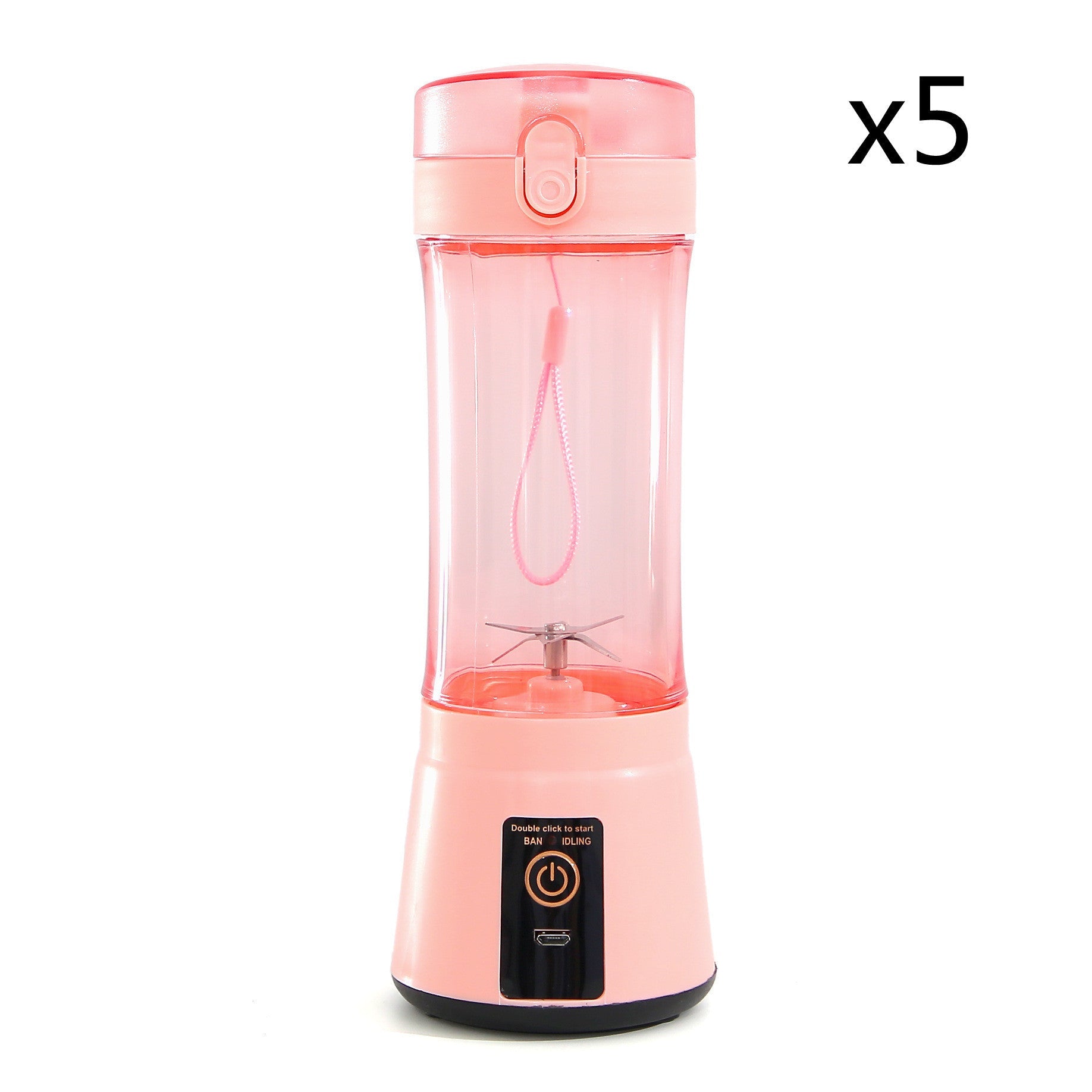 Portable Electric Fruit Juicer Wireless USB Rechargeable Mini Mixer Multifunction Summer Smoothie Blender Machine Kitchen Supplies - Asmota