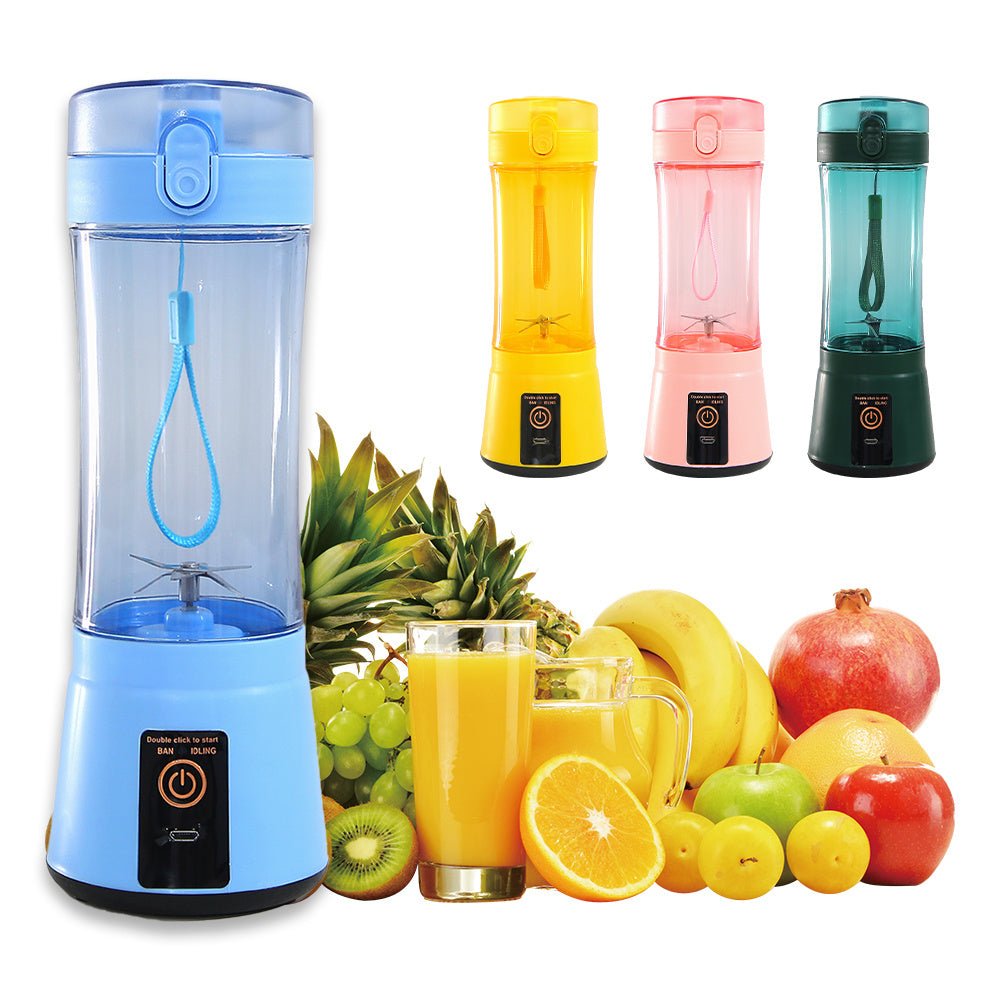 Portable Electric Fruit Juicer Wireless USB Rechargeable Mini Mixer Multifunction Summer Smoothie Blender Machine Kitchen Supplies - Asmota