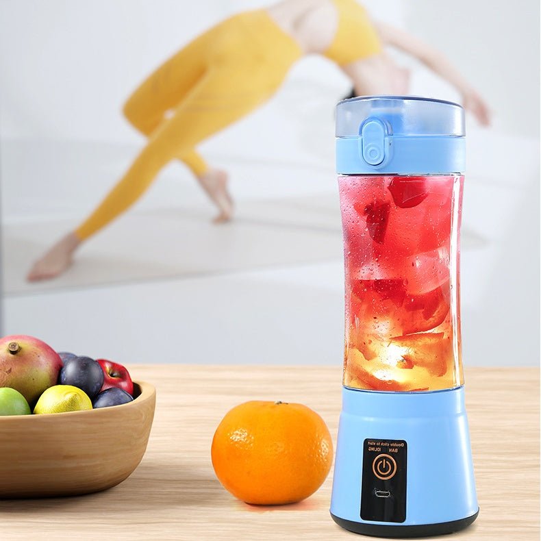 Portable Electric Fruit Juicer Wireless USB Rechargeable Mini Mixer Multifunction Summer Smoothie Blender Machine Kitchen Supplies - Asmota