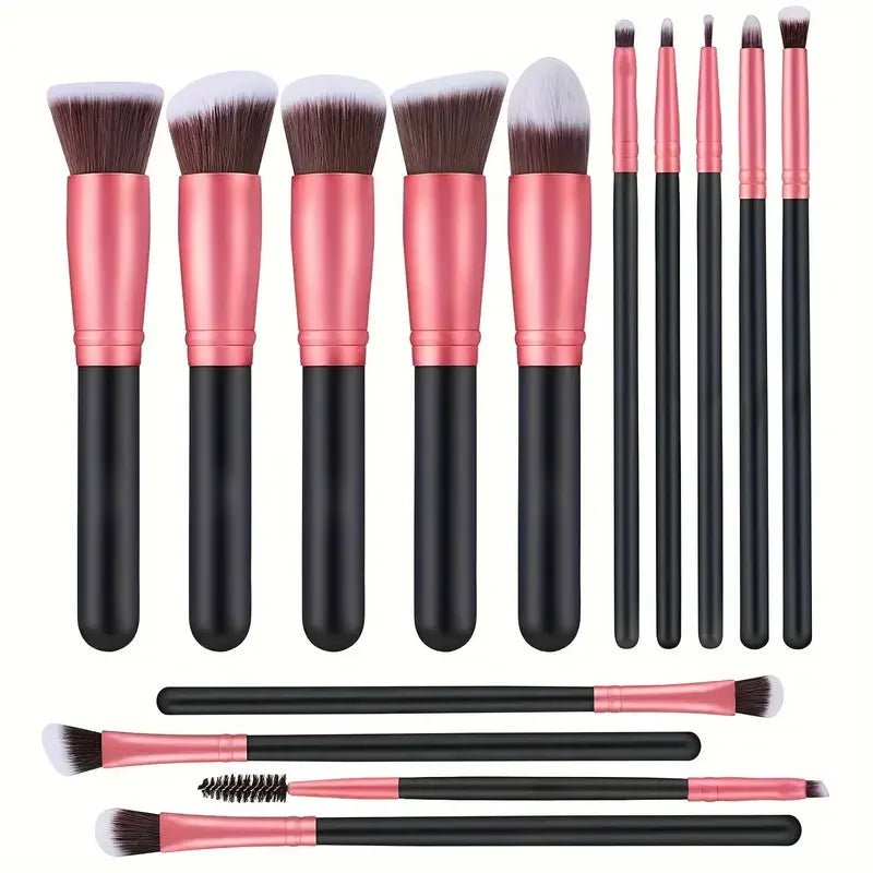 Professional 3/14/16Pcs Makeup Brushes Set Soft Fluffy Eye Shadow Foundation Concealer Blending Blush Brushes Women Beauty Tools - Asmota