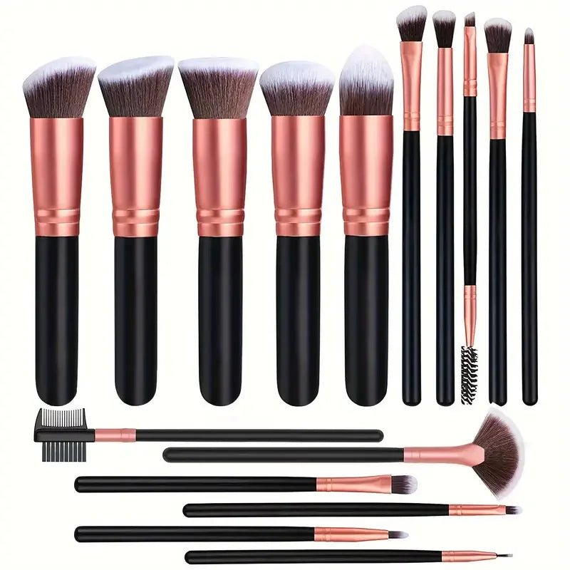 Professional 3/14/16Pcs Makeup Brushes Set Soft Fluffy Eye Shadow Foundation Concealer Blending Blush Brushes Women Beauty Tools - Asmota