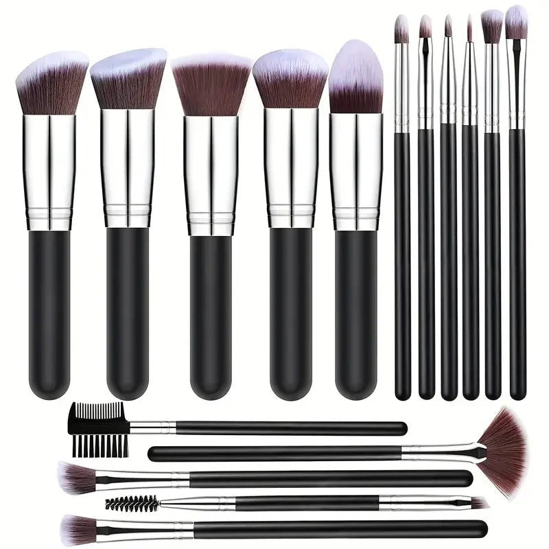 Professional 3/14/16Pcs Makeup Brushes Set Soft Fluffy Eye Shadow Foundation Concealer Blending Blush Brushes Women Beauty Tools - Asmota