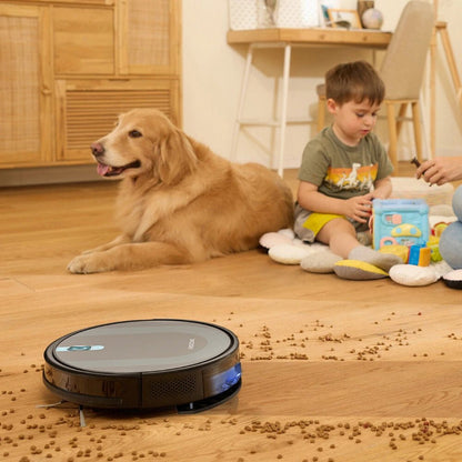 Proscenic 850T Smart Robot Cleaner 3000Pa Suction Three Cleaning Modes 250ml Dust Collector 200ml Electric Water Tank Alexa Google Home App Control - Asmota