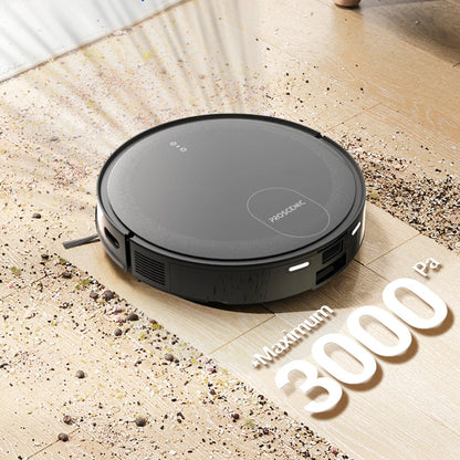 Proscenic X1 Smart Vacuum Cleaner 3000PA Suction High Frequency Vibration Mop with Automatic Garbage Recovery Bucket Radar Navigation APP Control - Asmota