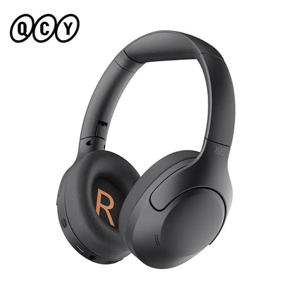 QCY H3 Lite ANC Wireless Headphones 40mm Driver Bluetooth 5.3 Earphones Active Noise Cancellation Over Ear Headset Clear HD Call - Asmota