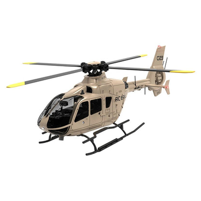 RC ERA C123 2.4G 6CH 6 - Axis Gyro Optical Flow Localization Altitude Hold 1:36 EC135 Scale RC Helicopter RTF - Asmota