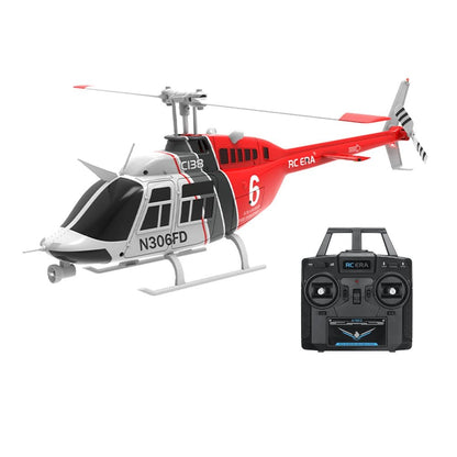 RC ERA C138 Bell 206 2.4G 6CH 6 - Axis Gyro 1:33 Scale Altitude Hold Flybarless RC Helicopter RTF - Asmota