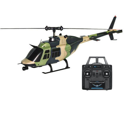 RC ERA C138 Bell 206 2.4G 6CH 6 - Axis Gyro 1:33 Scale Altitude Hold Flybarless RC Helicopter RTF - Asmota