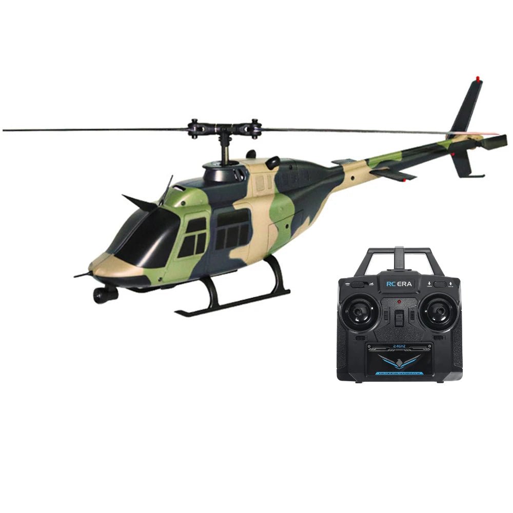 RC ERA C138 Bell 206 2.4G 6CH 6 - Axis Gyro 1:33 Scale Altitude Hold Flybarless RC Helicopter RTF - Asmota