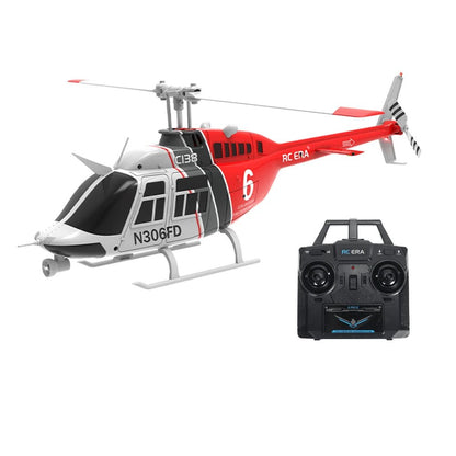 RC ERA C138 Bell 206 2.4G 6CH 6 - Axis Gyro 1:33 Scale Altitude Hold Flybarless RC Helicopter RTF - Asmota