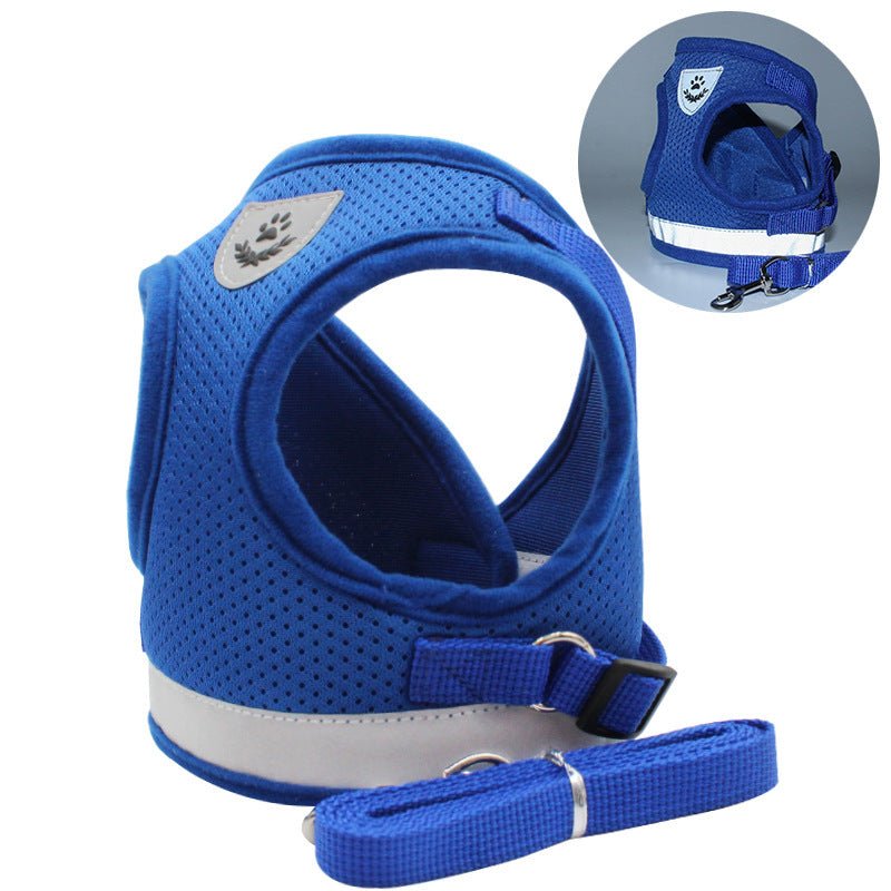 Reflective And Breathable Pet Chest Strap - Asmota