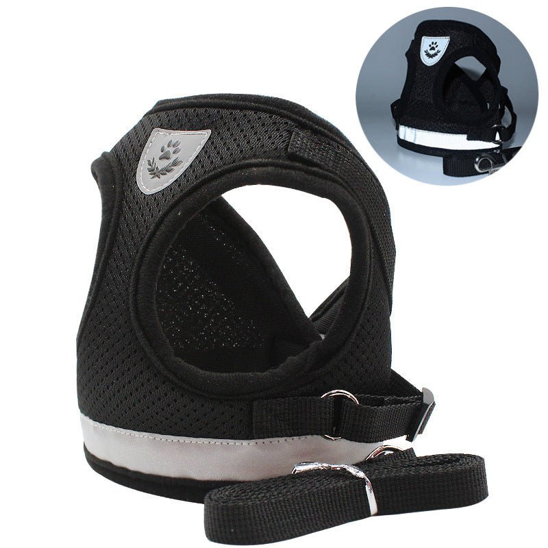 Reflective And Breathable Pet Chest Strap - Asmota