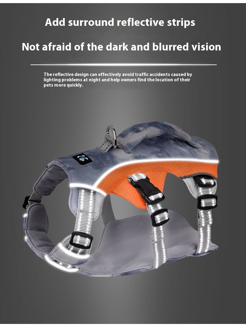 Reflective Pet Cooling Clothes Chest Strap - Asmota