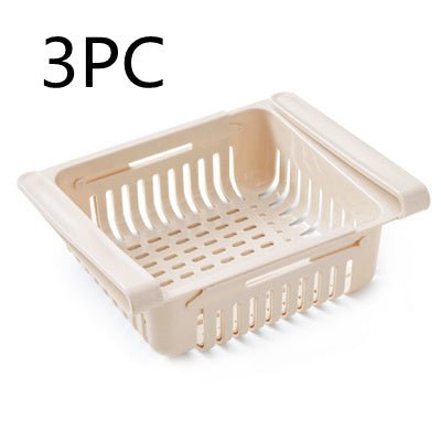 Refrigerator Storage Basket Stretchable Multifunction Kitchen Refrigerator Storage Box - Asmota