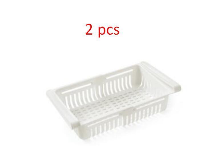 Refrigerator Storage Basket Stretchable Multifunction Kitchen Refrigerator Storage Box - Asmota