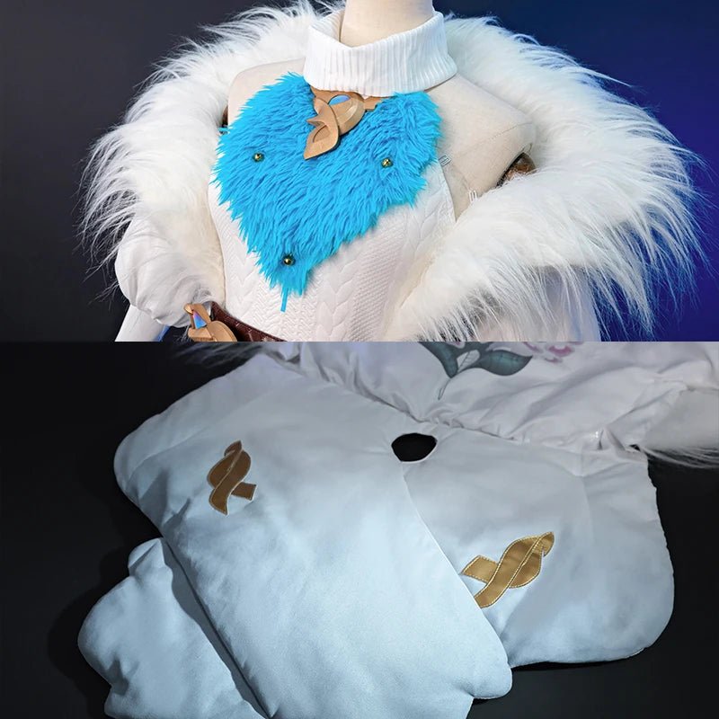 ROLECOS LOL Aurora Cosplay Costume Game LOL Champion The Witch Between Worlds Aurora Halloween Women Suit with Hat Champion Skin - Asmota