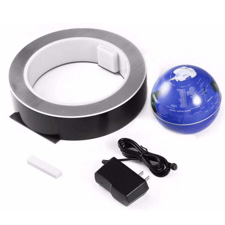 Round LED World Map Floating Globe Magnetic Levitation Light Anti Gravity Magic - Asmota