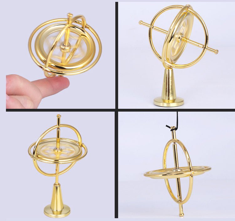 Self balanced gyroscope anti gravity decompression educational toy finger gyroscope childrens best gift - Asmota