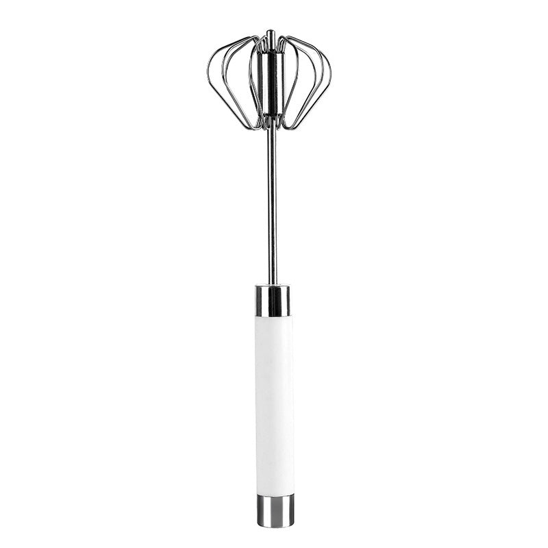 Semi - automatic Stainless Steel Egg Beater Whisk Hand Pressure Rotating Manual Mixer Egg Tools Cream Stirrer Kitchen Accessories - Asmota