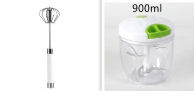 Semi - automatic Stainless Steel Egg Beater Whisk Hand Pressure Rotating Manual Mixer Egg Tools Cream Stirrer Kitchen Accessories - Asmota