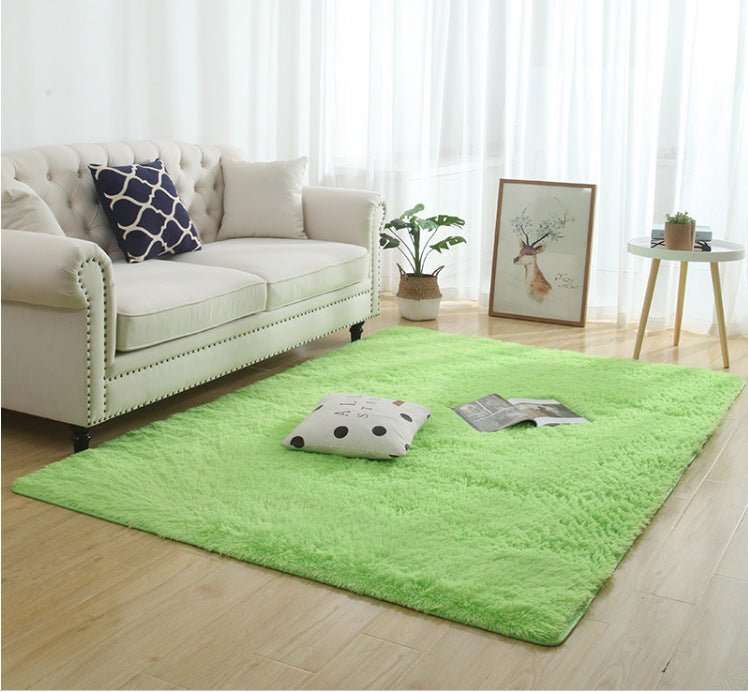 Silky Fluffy Carpet Modern Home Decor Long Plush Shaggy Rug - Asmota